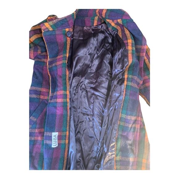 Luba Vintage Women’s Plaid Wool Jacket - Picture 6 of 6